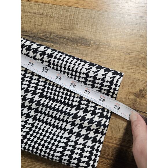 Michael Kors Houndstooth Trouser Pants Women's Size 10 Stretch Career Ankle - Picture 4 of 8